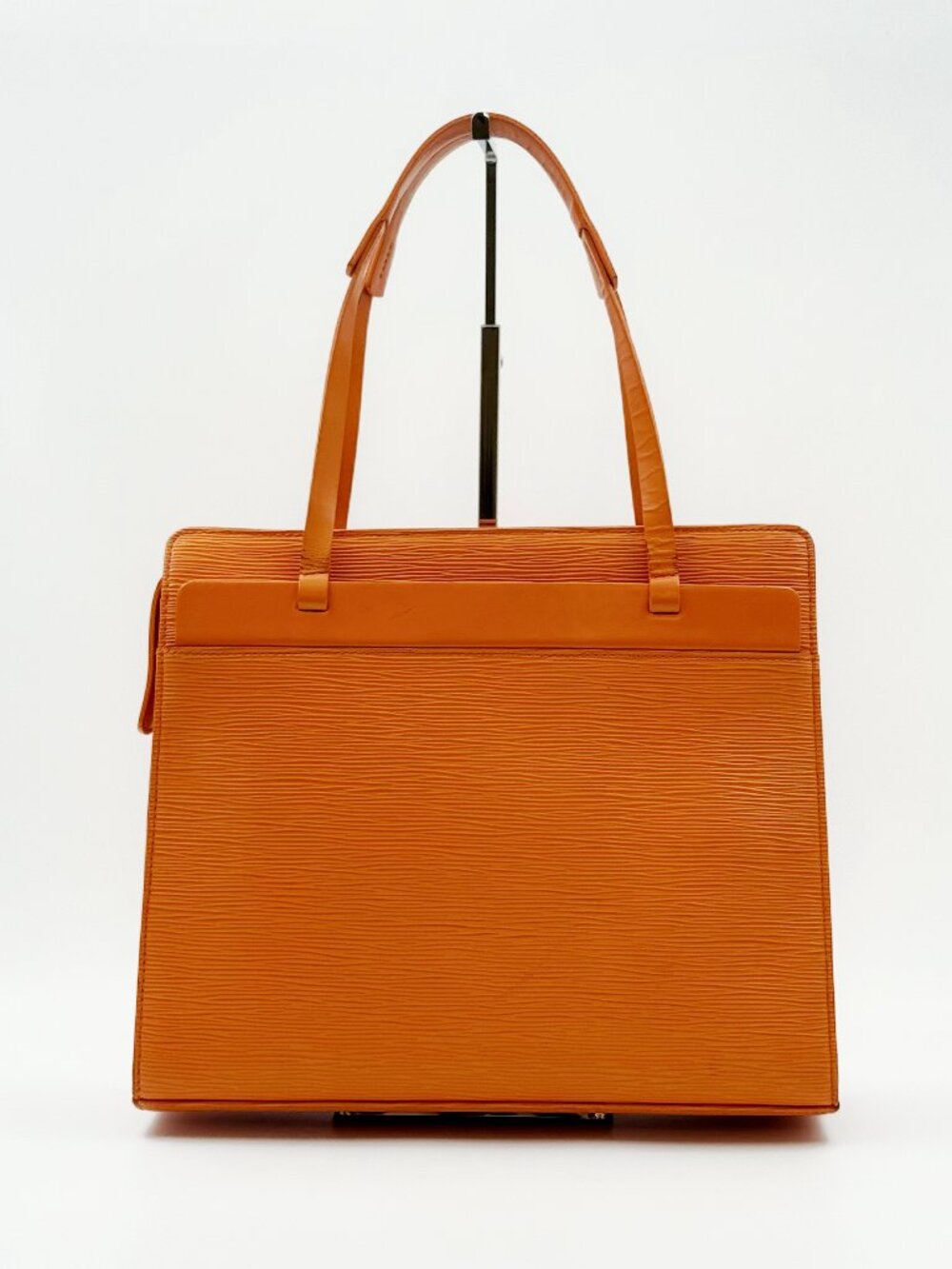 LOUIS VUITTON Epi Croisette PM Shoulder Tote Bag Orange Mandarin Vintage